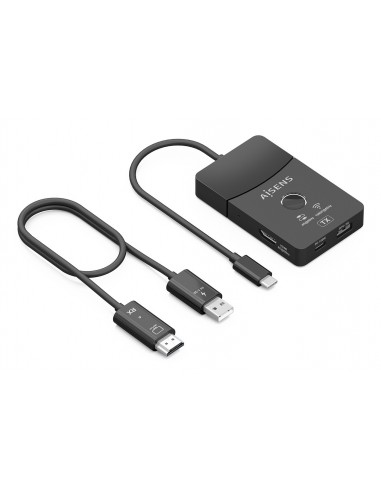 DOCKING AISENS USB-C A HDMI 1080P60HZ INALAMBRICO HDMI 4K60HZ 2USB-C USB PD 100W