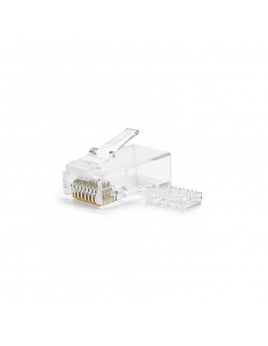 CONECTOR TOOQ PARA CABLE RED CAT.6 RJ45 UTP 8