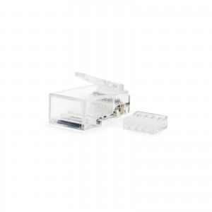 CONECTOR TOOQ PARA CABLE RED CAT.6 RJ45 UTP 8 2