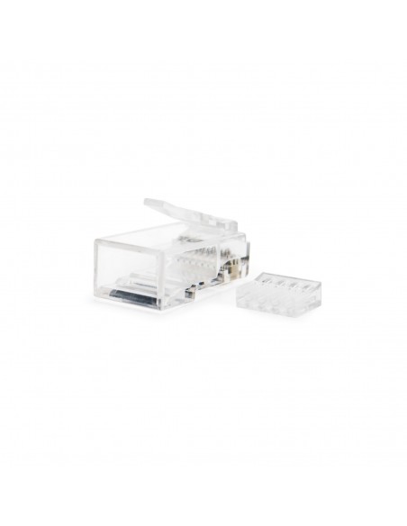 CONECTOR TOOQ PARA CABLE RED CAT.6 RJ45 UTP 8