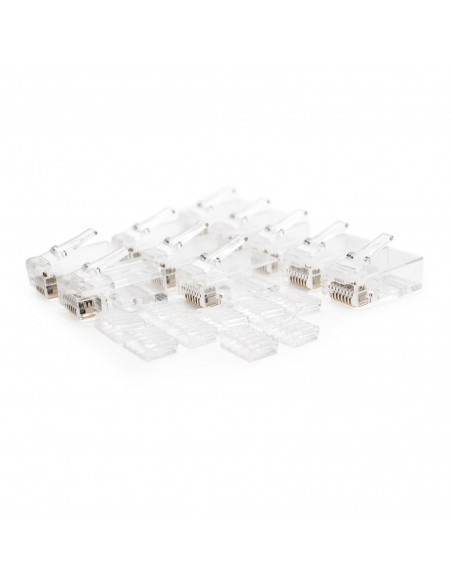 CONECTOR TOOQ PARA CABLE RED CAT.6 RJ45 UTP 8