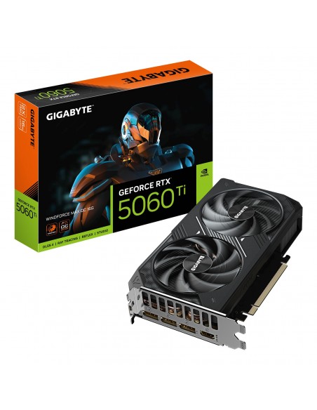 TARJETA GRAFICA GIGABYTE RTX 5060 TI WINDFORCE OC 8GB GDDR7