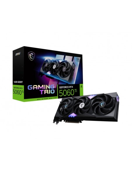 TARJETA GRAFICA MSI RTX 5060 TI 16G GAMING TRIO OC