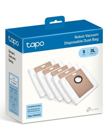 BOLSA DE POLVO DESECHABLE TP-LINK PARA TAPO RV30 MAX PLUS Y RV20 MAX PLUS
