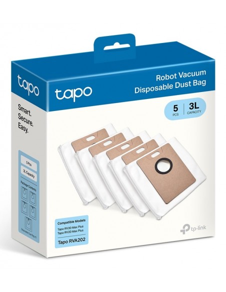 BOLSA DE POLVO DESECHABLE TP-LINK PARA TAPO RV30 MAX PLUS Y RV20 MAX PLUS