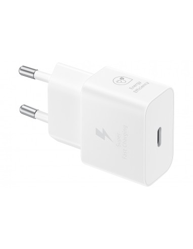 CARGADOR SAMSUNG USB-C 25W GAN WHITE SIN CABLE