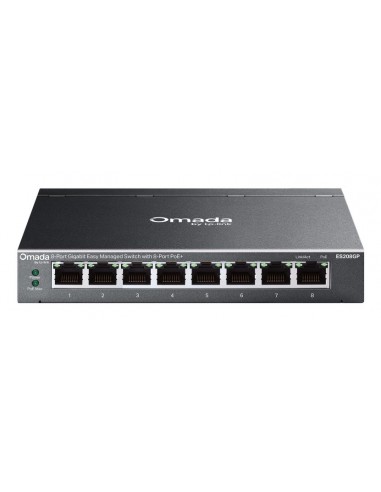 SWITCH OMADA TP-LINK 8-PORT GIGABIT EASY MANAGED WITH 8-PORT POE+