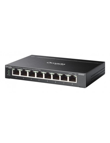 SWITCH OMADA TP-LINK 8-PORT GIGABIT EASY MANAGED WITH 8-PORT POE+