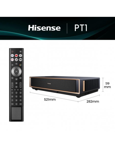PROYECTOR PT1 HISENSE LARGO LAN HDMI HEADPHONE