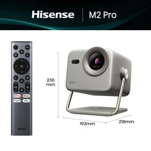 PROYECTOR HISENSE M2PRO TRICOLOR 1300 LUMENES 4K SMART TV 2