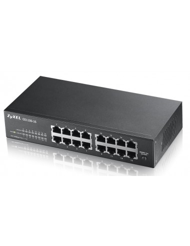 SWITCH ZYXEL GS1100-16 V3 16-PORT GIG NO GESTIONADO