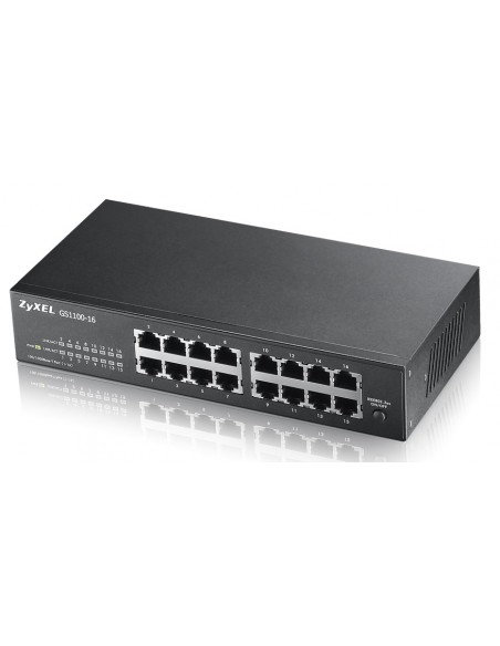 SWITCH ZYXEL GS1100-16 V3 16-PORT GIG NO GESTIONADO