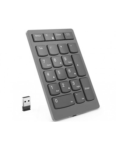 TECLADO NUMERICO LENOVO UNIVERSAL INALAMBRICO GRIS