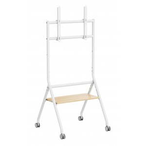 EWENT SOPORTE DE SUELO PARA TV DE 37â€ A Â 86â€ ALTURA AJUSTABLE, BLANC