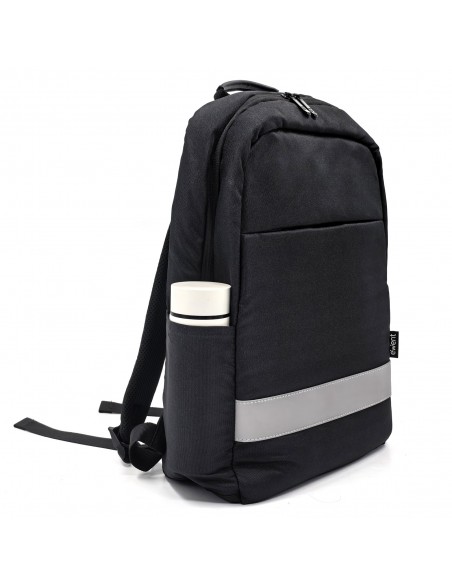 EWENT MOCHILA 16.1â€ URBAN BUSSINES, NEGRO, MATERIAL RECICLADO RPET