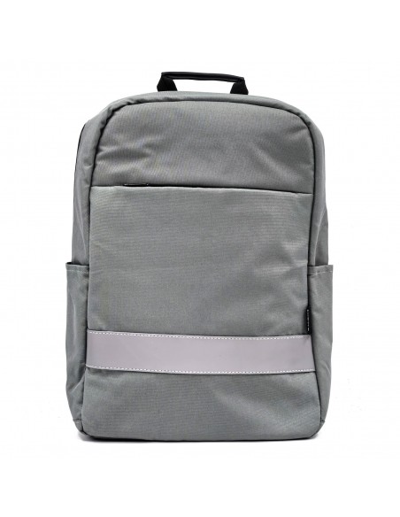 EWENT MOCHILA 16.1â€ URBAN BUSSINES, GRIS, MATERIAL RECICLADO RPET