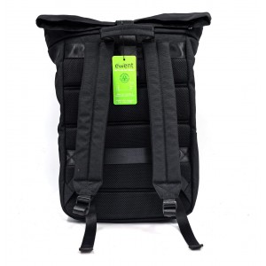EWENT MOCHILA 17.3â€ TRENDY ROLL , MATERIAL RECICLADO RPET 2
