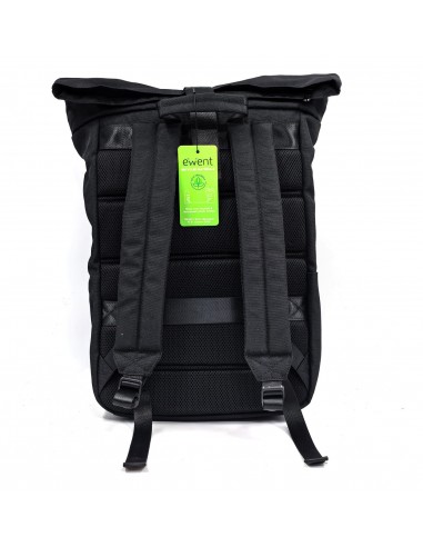 EWENT MOCHILA 17.3â€ TRENDY ROLL , MATERIAL RECICLADO RPET