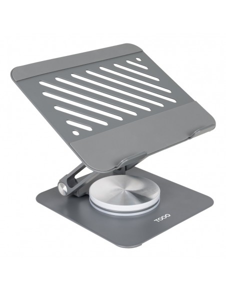 SOPORTE PLEGABLE 360Â° DISPOSITIVOS HASTA 13", GRIS