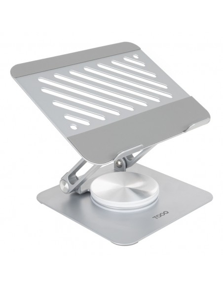 SOPORTE PLEGABLE 360Â° DISPOSITIVOS HASTA 13", PLATA