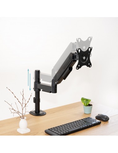 SOPORTE MESA PANT. GIRA INCLI 1 BRAZO 17-32 NEGRO