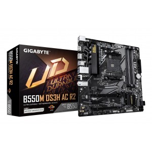 PLACA BASE GIGABYTE B550M DS3H AC R2  AM4 MATX 4XDDR4