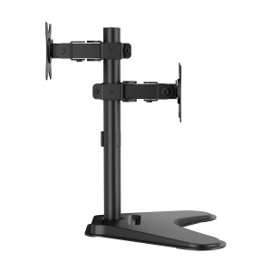 SOPORTE AISENS MESA ECO INCLINABLE ROTABLE 2 MONITORES POS 8KG 17-32 NEGRO 2