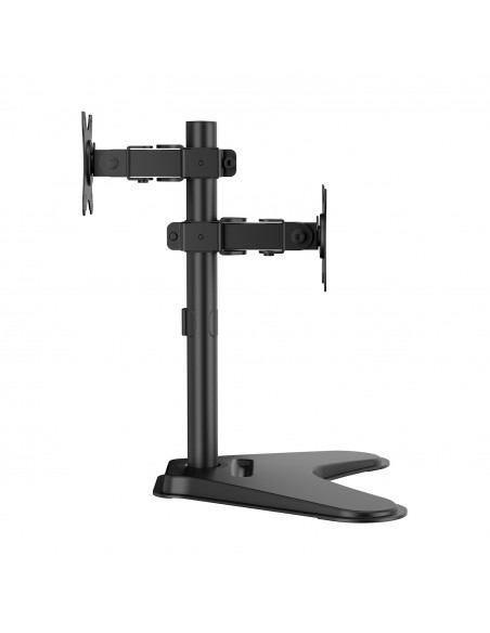 SOPORTE AISENS MESA ECO INCLINABLE ROTABLE 2 MONITORES POS 8KG 17-32 NEGRO