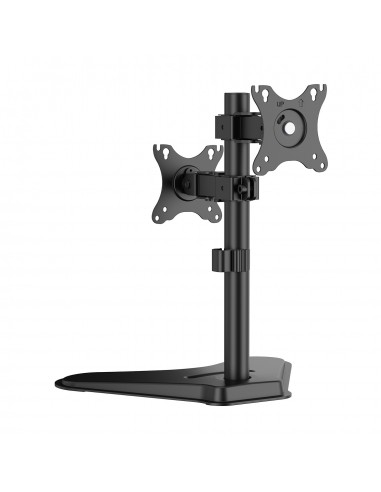 SOPORTE AISENS MESA ECO INCLINABLE ROTABLE 2 MONITORES POS 8KG 17-32 NEGRO