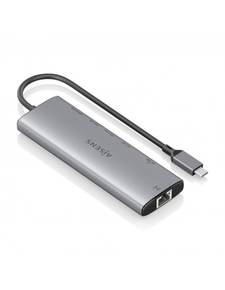USB-C DOCK AISENS 8 EN 1 HDMI RJ45 USB-A 10G 2XUSBC 10G SD MICRO SD PD 100W USB-C DOCK AISENS 8 EN 1 HDMI RJ45 USB-A 10G 2XUSBC 10G SD MICRO SD PD 100W