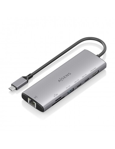 USB-C DOCK AISENS 7 EN 1 HDMI RJ45 USB 10G 2XUSB-C 10G SD MICRO SD 20CM USB-C DOCK AISENS 7 EN 1 HDMI RJ45 USB 10G 2XUSB-C 10G SD MICRO SD 20CM