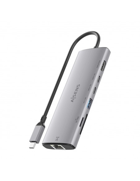 USB-C DOCK AISENS 7 EN 1 HDMI RJ45 USB 10G 2XUSB-C 10G SD MICRO SD 20CM USB-C DOCK AISENS 7 EN 1 HDMI RJ45 USB 10G 2XUSB-C 10G SD MICRO SD 20CM