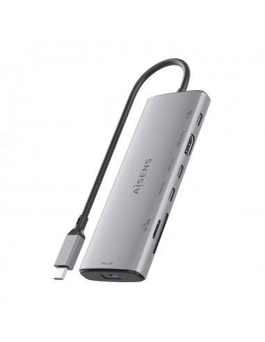 USB-C DOCK AISENS 7 EN 1 HDMI USB 10G 2XUSB-C 10G SD MICRO SD PD 100W USB-C DOCK AISENS 7 EN 1 HDMI USB 10G 2XUSB-C 10G SD MICRO SD PD 100W