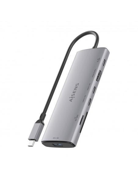 USB-C DOCK AISENS 7 EN 1 HDMI USB 10G 2XUSB-C 10G SD MICRO SD PD 100W USB-C DOCK AISENS 7 EN 1 HDMI USB 10G 2XUSB-C 10G SD MICRO SD PD 100W