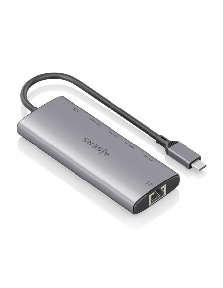 USB-C DOCK AISENS 6 EN 1 HDMI RJ45 USB-A 10G 2XUSB-C 10G USB-C PD 20CM USB-C DOCK AISENS 6 EN 1 HDMI RJ45 USB-A 10G 2XUSB-C 10G USB-C PD 20CM