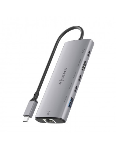 USB-C DOCK AISENS 6 EN 1 HDMI RJ45 USB-A 10G 2XUSB-C 10G USB-C PD 20CM USB-C DOCK AISENS 6 EN 1 HDMI RJ45 USB-A 10G 2XUSB-C 10G USB-C PD 20CM