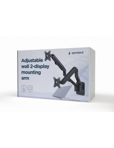 AJUSTABLE WALL DISPLAY MOUNTING ARM...