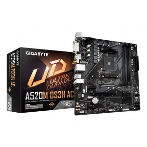 PLACA BASE GIGABYTE A520M DS3H AC 1.4 AM4 MATX 4XDDR4