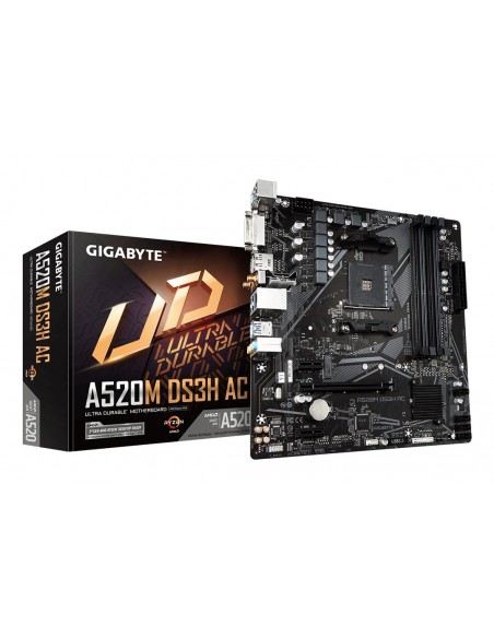 PLACA BASE GIGABYTE A520M DS3H AC 1.4 AM4 MATX 4XDDR4