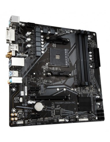 PLACA BASE GIGABYTE A520M DS3H AC 1.4 AM4 MATX 4XDDR4