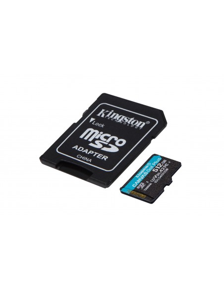 MICRO SD KINGSTON 512GB CANVAS GO PLUS U3 V30 CON ADAPTADOR MICRO SD KINGSTON 512GB CANVAS GO PLUS U3 V30 CON ADAPTADOR