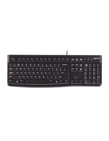 TECLADO LOGITECH K120 EN INGLES USB NEGRO