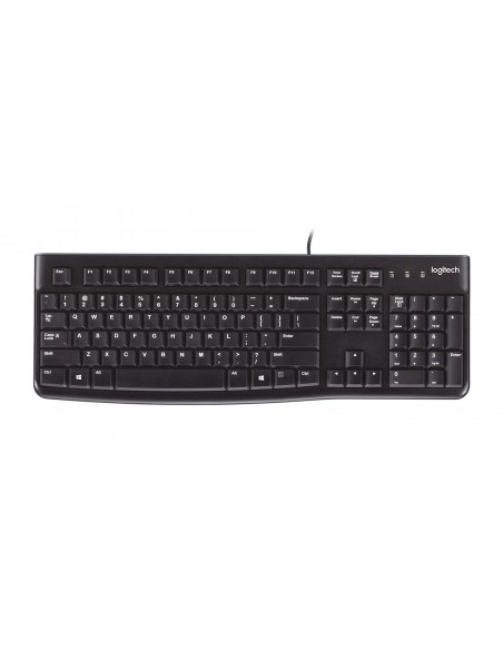 TECLADO LOGITECH K120 EN INGLES USB NEGRO
