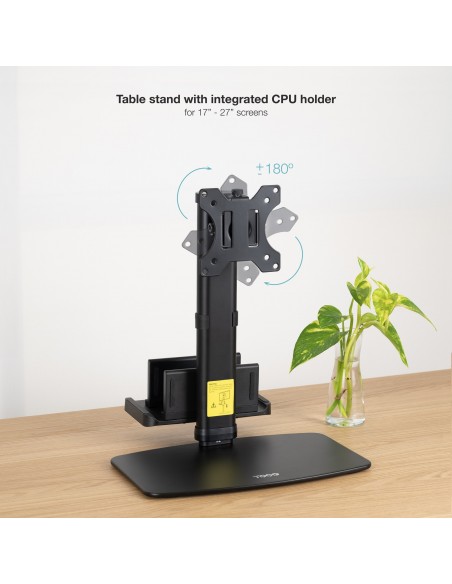 SOPORTE TOOQ MESA PANT.GIRA INCLI+MINI CPU,17-27â€, NEGRO