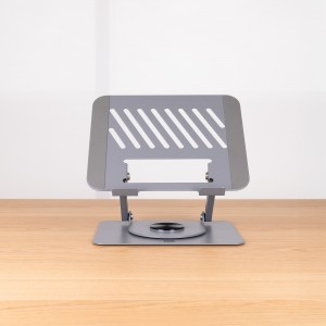 SOPORTE TOOQ PLEGABLE 360° DISPOSITIVOS 11-17", GRIS 2