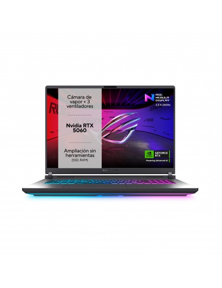 PORTATIL ASUS ROG STRIX G615JPR-S5003 i7-14650HX 32GB 1TB RTX5060 18"WUXGA FDOS