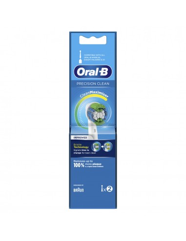 ACCESORIO DENTAL BRAUN ORAL-B EB20RB-2 UNI PRECISION CLEAN 2 UDS