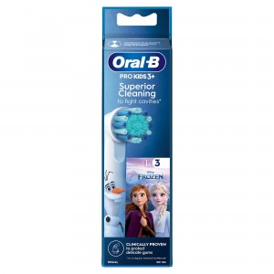 ACCESORIO DENTAL BRAUN ORAL-B KIDS FROZEN BLANCO PACK 3 UDS 2