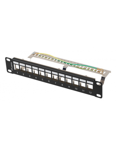 PATCH PANEL LANBERG 12 PUERTOS 1U...