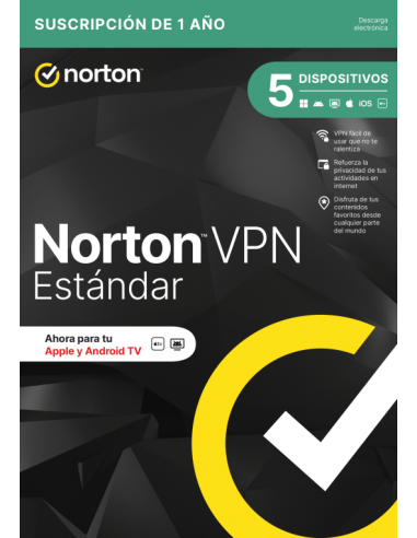 NORTON VPN STANDARD ES 1 USER 5...